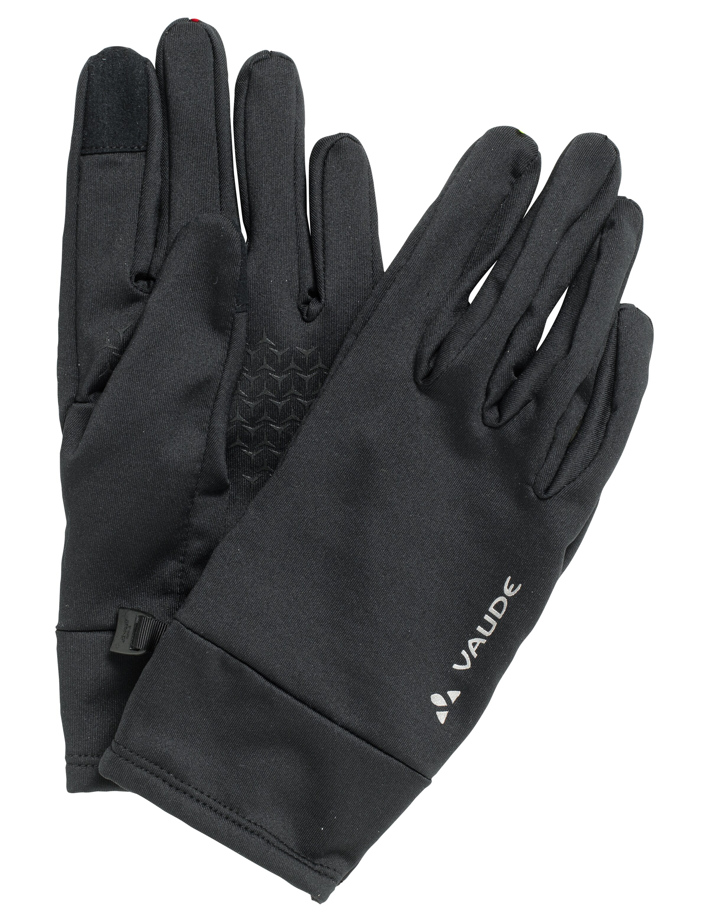 VAUDE Athletic Gloves 'Pro Stretch GLV' in Black: front