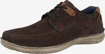 JOSEF SEIBEL Lace-Up Shoes 'Anvers' in Brown: front