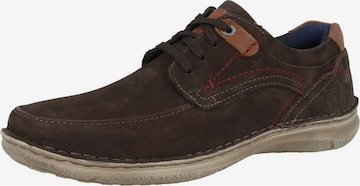 JOSEF SEIBEL Lace-Up Shoes 'Anvers' in Brown: front