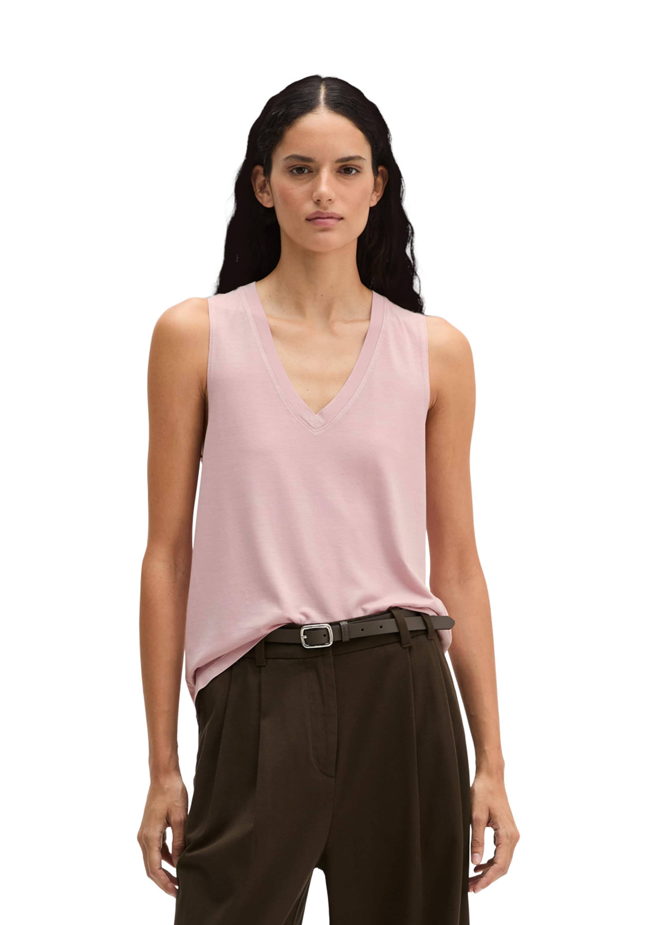 Marc O'Polo Top in Roze: voorkant
