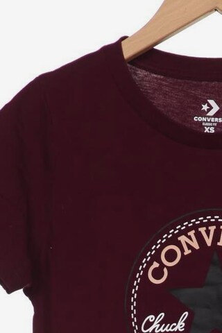 CONVERSE T-Shirt XS in Rot