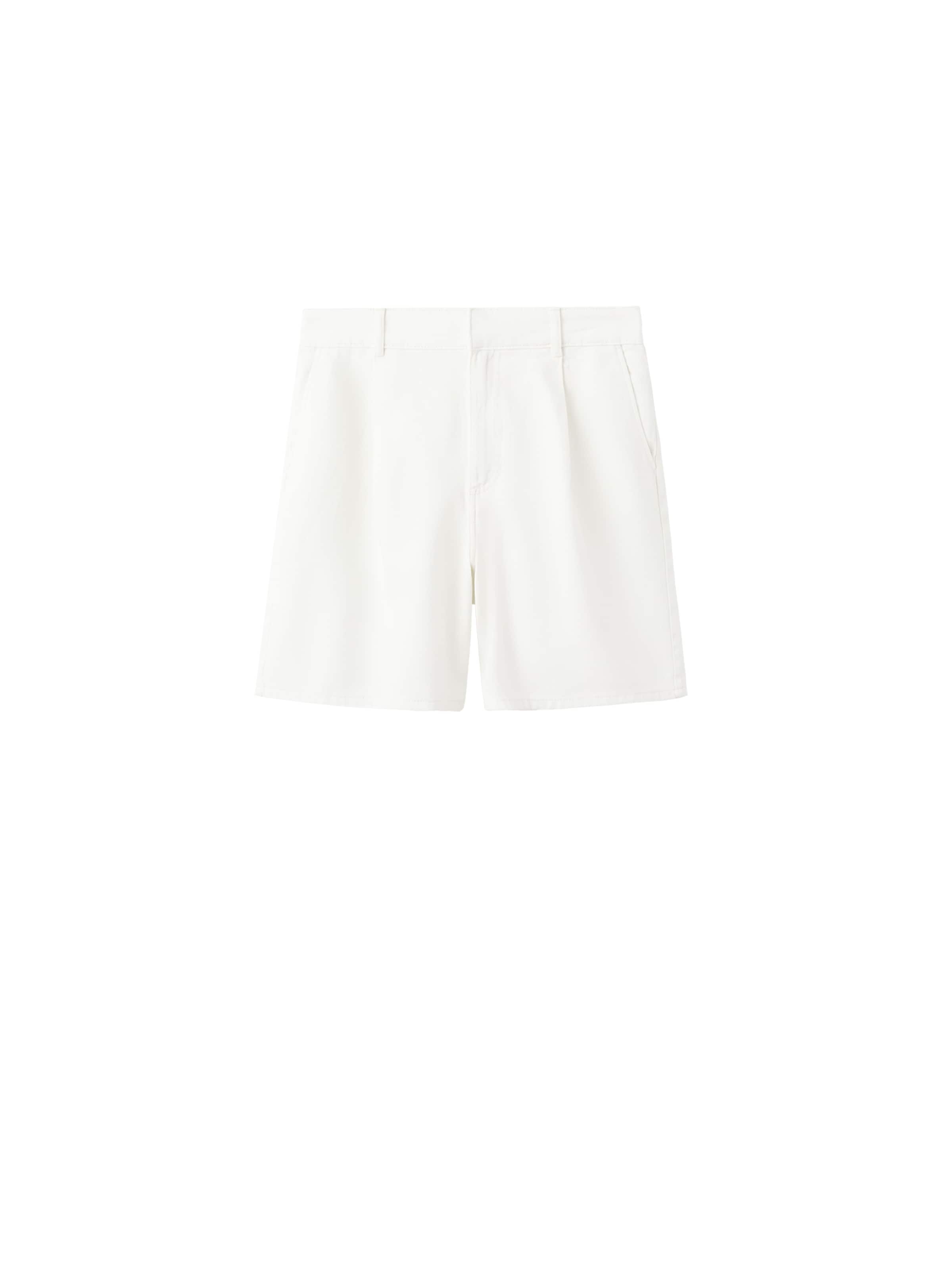 MANGO Trousers with creases 'AMELIE' in 32 in Off white, Item view