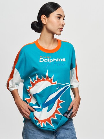 Recovered T-Shirt 'NFL Dolphins Miami' in Blau