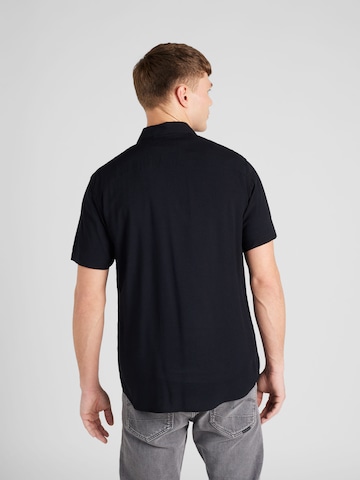 BLEND Regular Fit Hemd in Schwarz