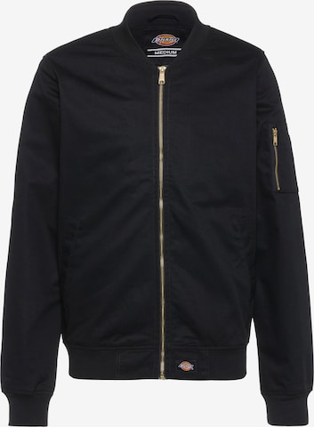 DICKIES Демисезонная куртка 'Hughson' в Черный: спереди