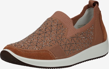 ARA Slipper in Braun: Vorderseite