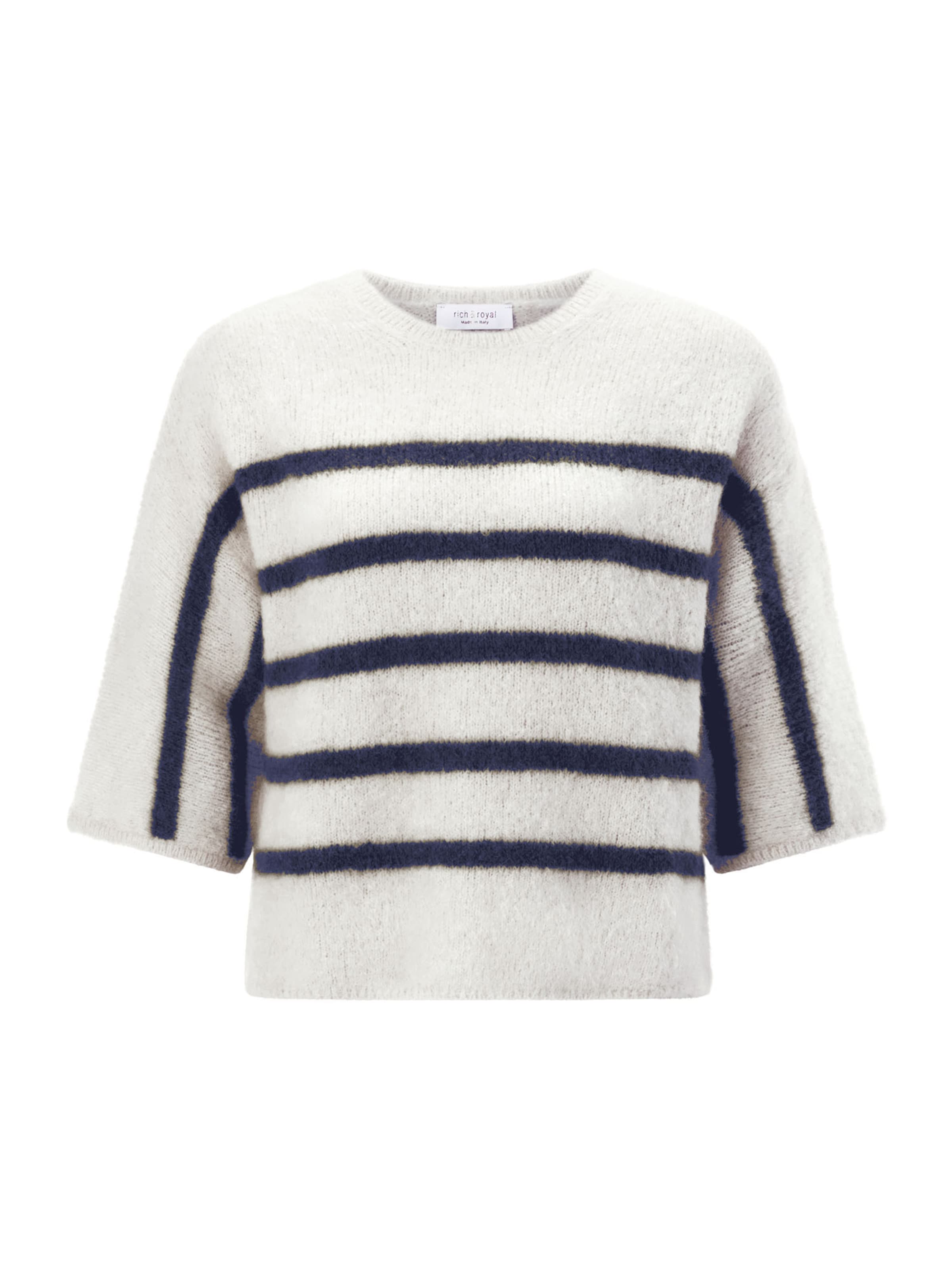 Rich & Royal Kampsun, värv valge: eest vaates