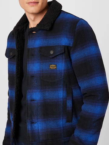 Superdry Between-season jacket 'Highwayman' in Blue