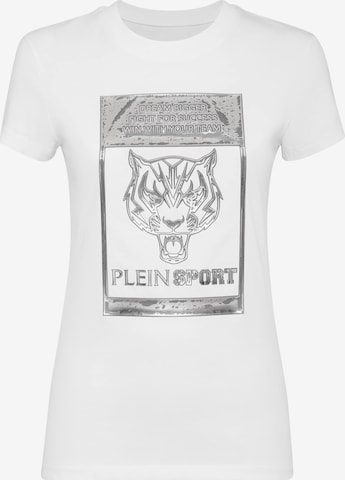 Plein Sport Shirt 'Tiger' in White: front