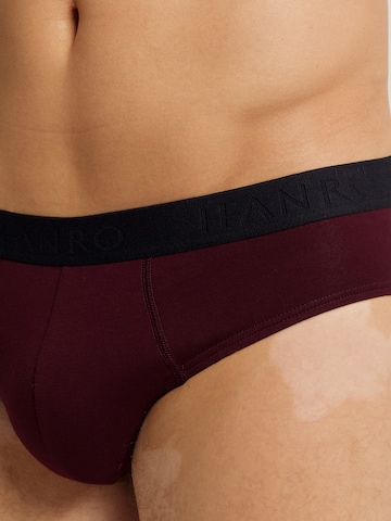 Hanro Slip ' Cotton Essentials ' in Rood
