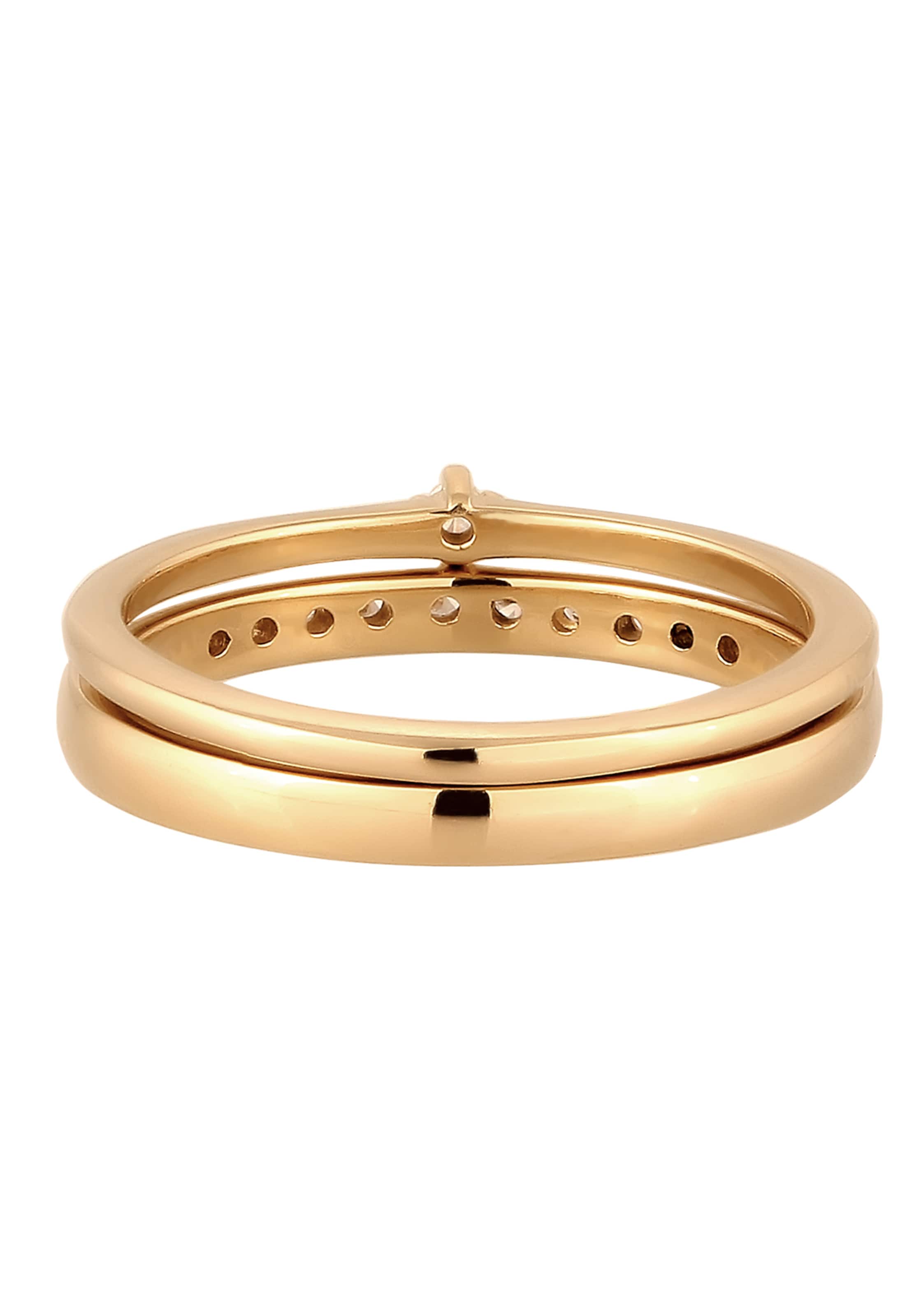 Elli DIAMONDS Jewelry Set in Gold