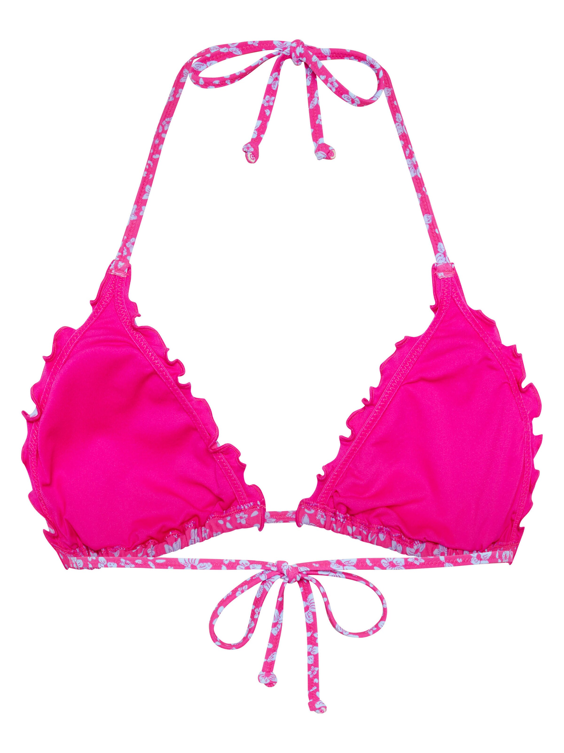 CHIEMSEE Triangle Bikini Top in Pink