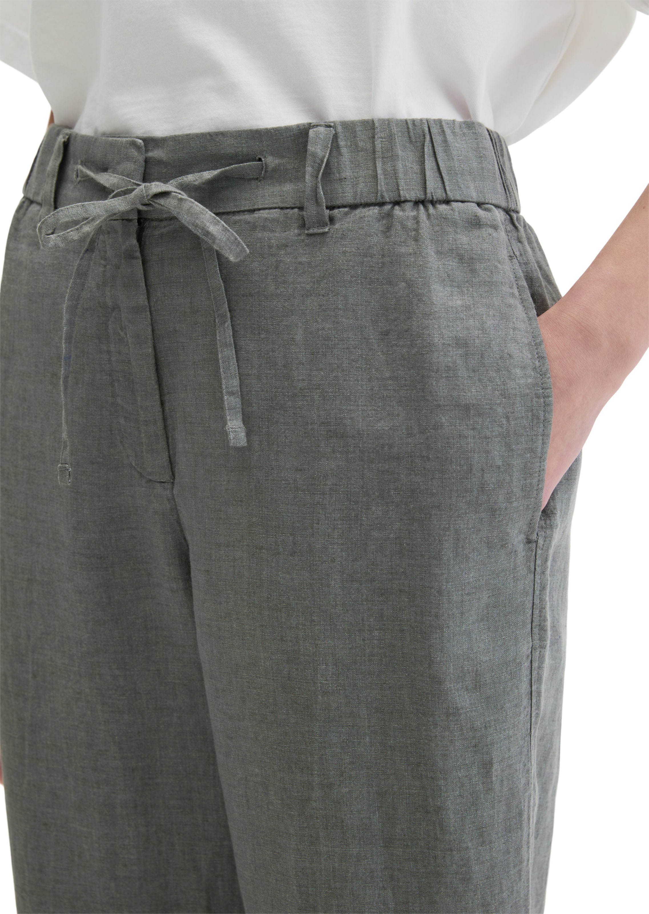 Marc O'Polo Loosefit Broek in Grijs