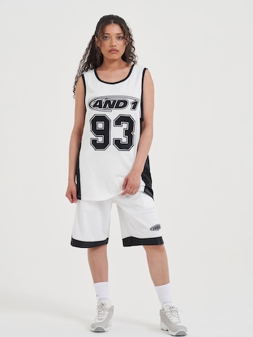 AND1 Shirt '93 Airtex' in Weiß