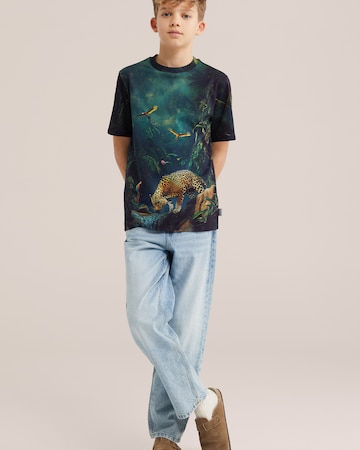 WE Fashion Tričko - Modrá