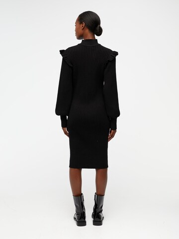 OBJECT Knitted dress 'Diva' in Black