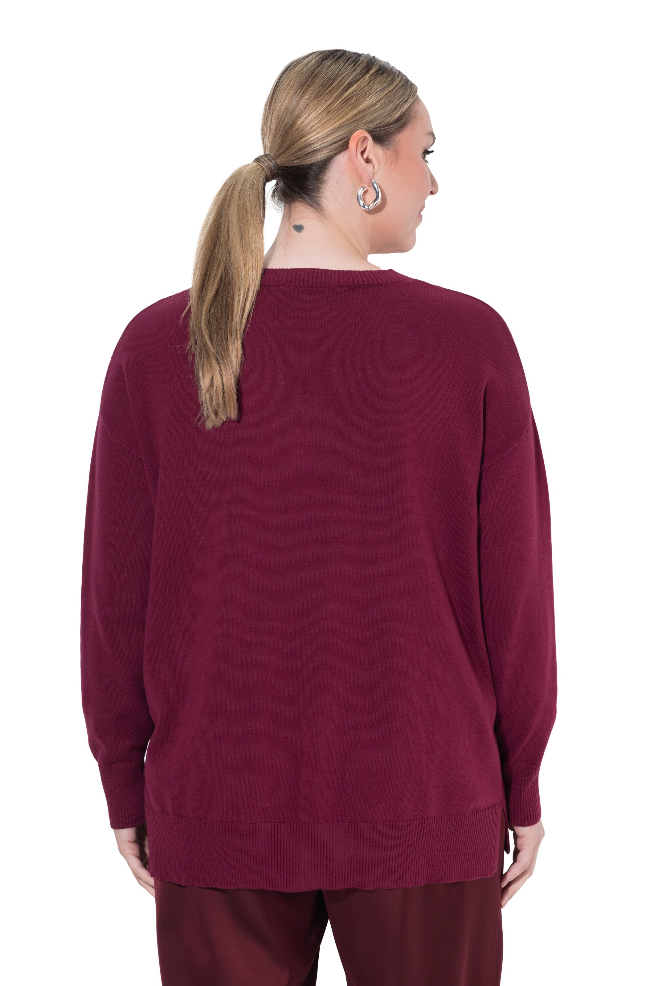 MIAMODA Sweater in Red