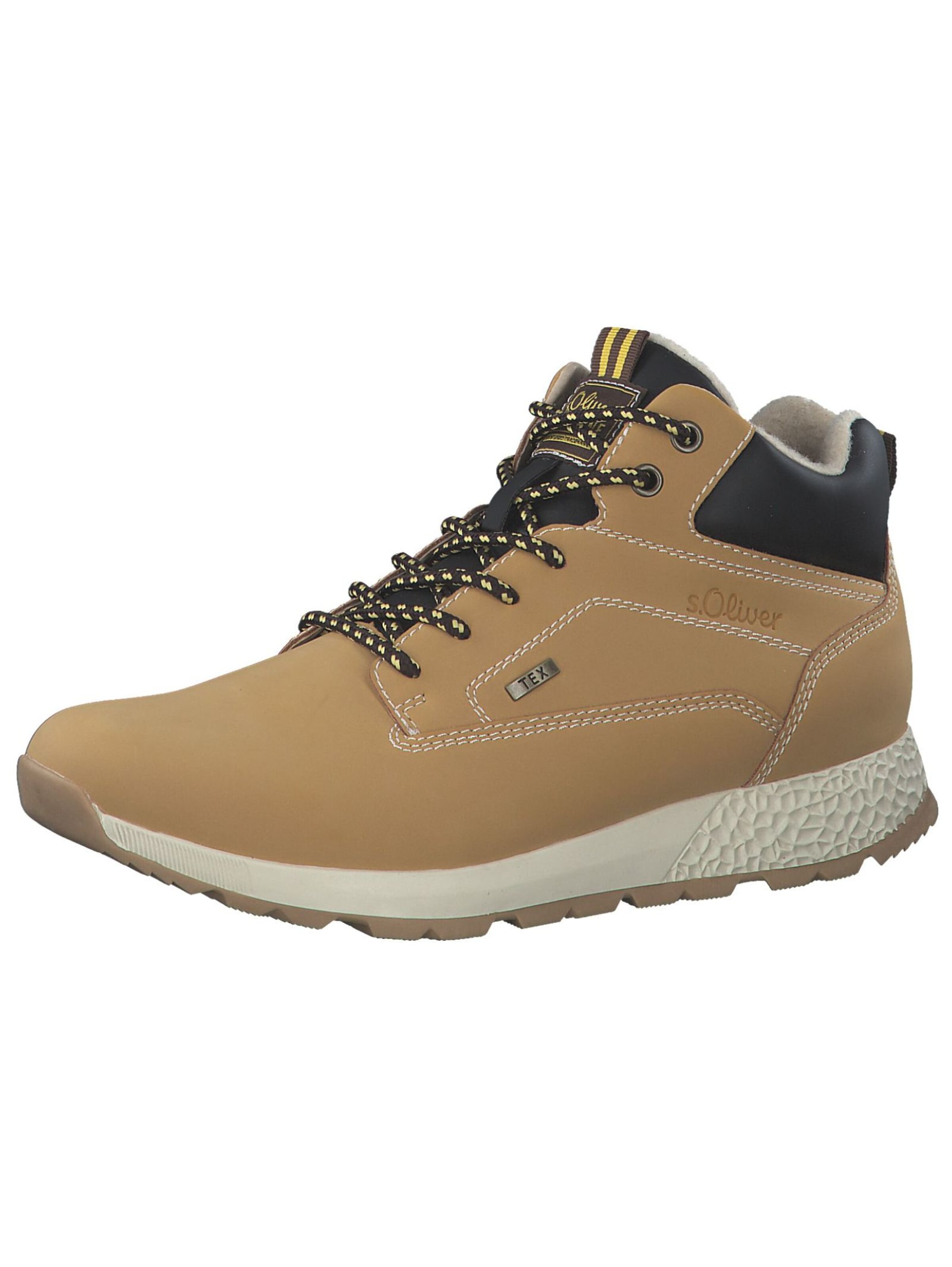 s.Oliver Sneaker high in Beige: Vorderseite