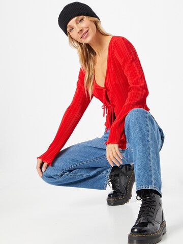 Monki Shirt in Rood