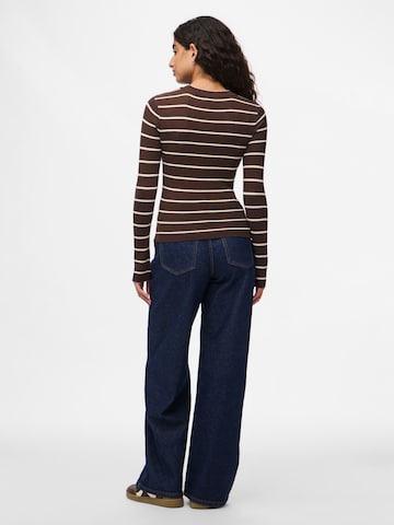 PIECES Pullover i brun