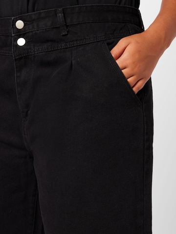 Wide leg Jeans di Dorothy Perkins Curve in nero