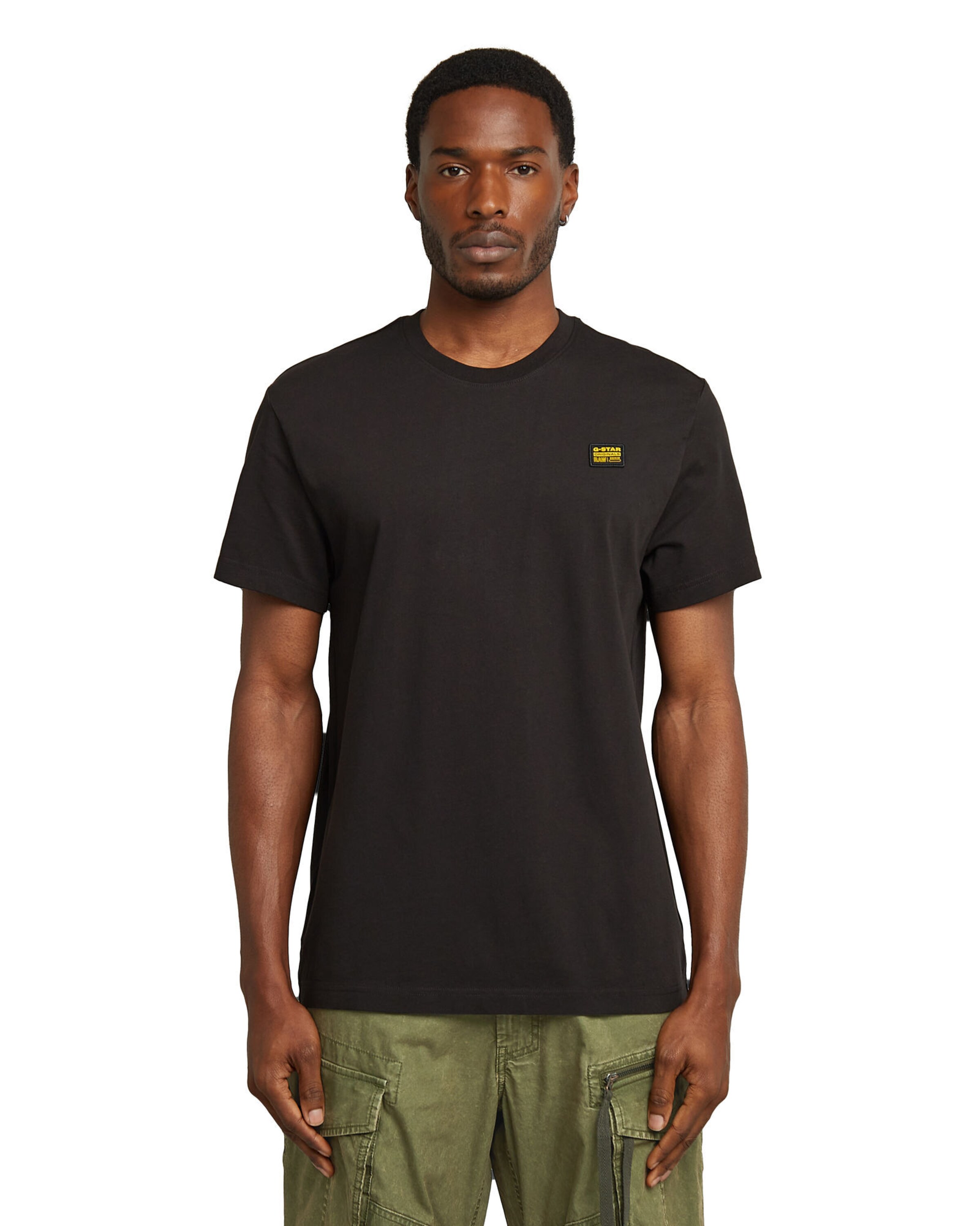 G-STAR Shirt in Zwart: voorkant