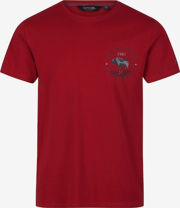 REGATTA T-Shirt 'Cline IV' in Rot: predná strana