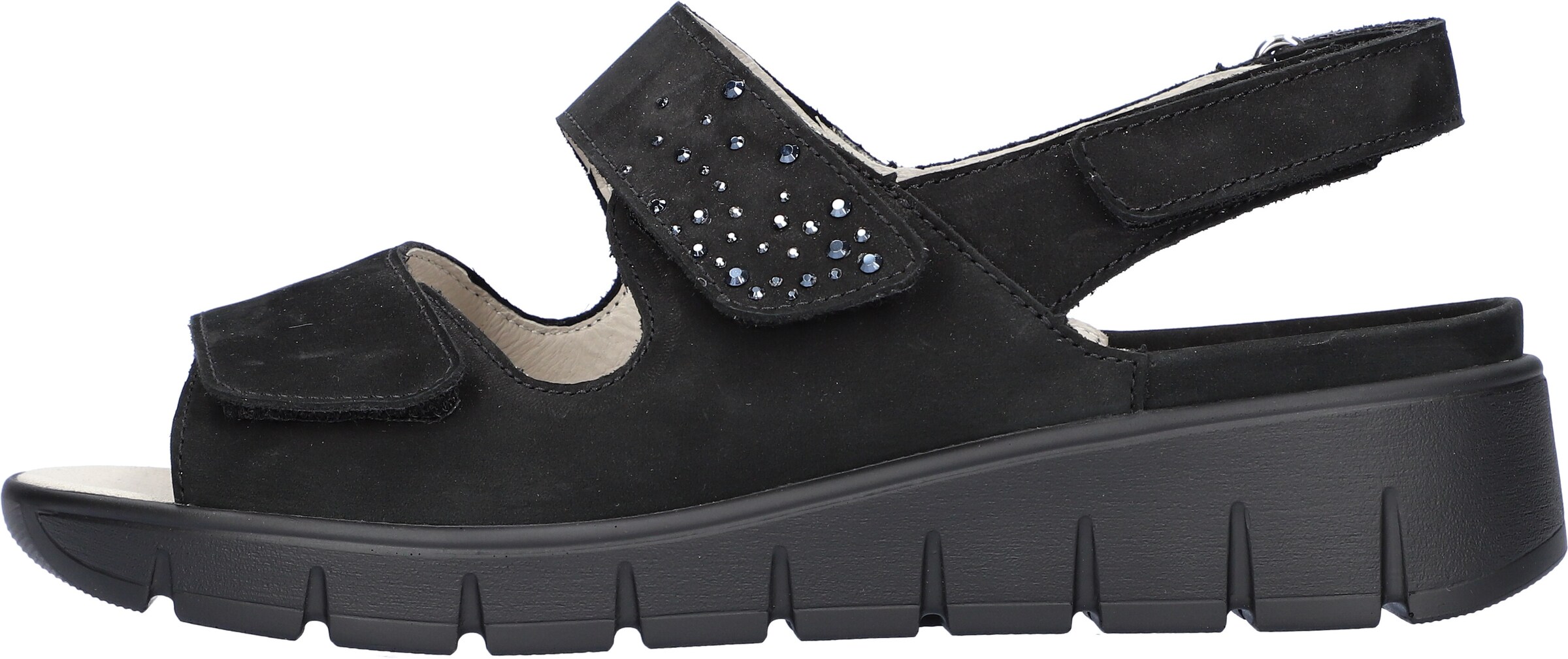 WALDLÄUFER Sandale in Schwarz