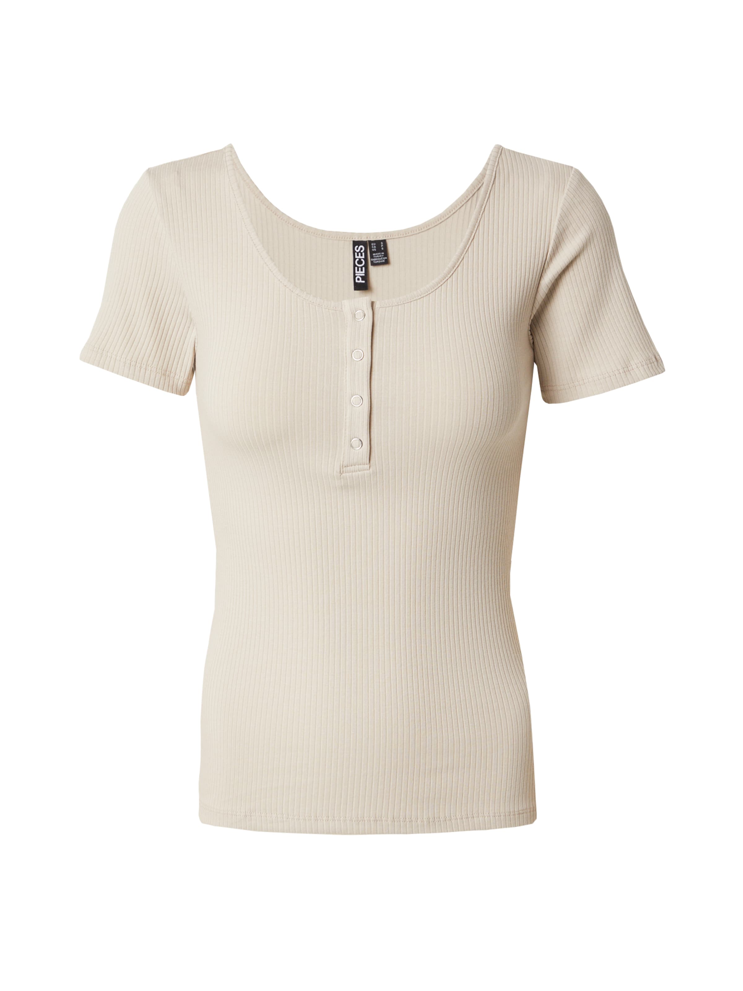 PIECES Shirt 'PCKitte' in Beige: front