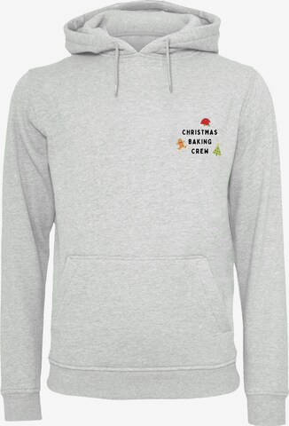 Sweat-shirt 'Christmas Baking Crew' F4NT4STIC en gris : devant