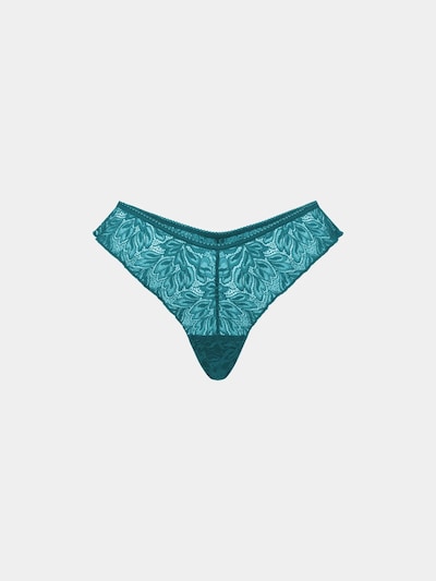 Erlich Textil String 'Iconic Lace' en XS en bleu cyan, Vue avec produit
