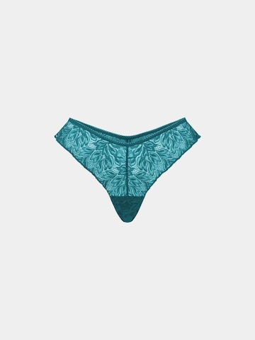 Erlich Textil - Tanga 'Iconic Lace' em azul