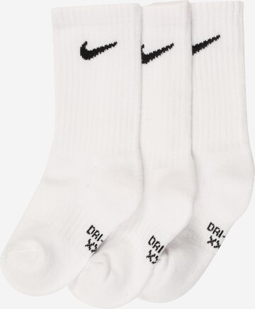 Chaussettes Nike Sportswear en blanc : devant