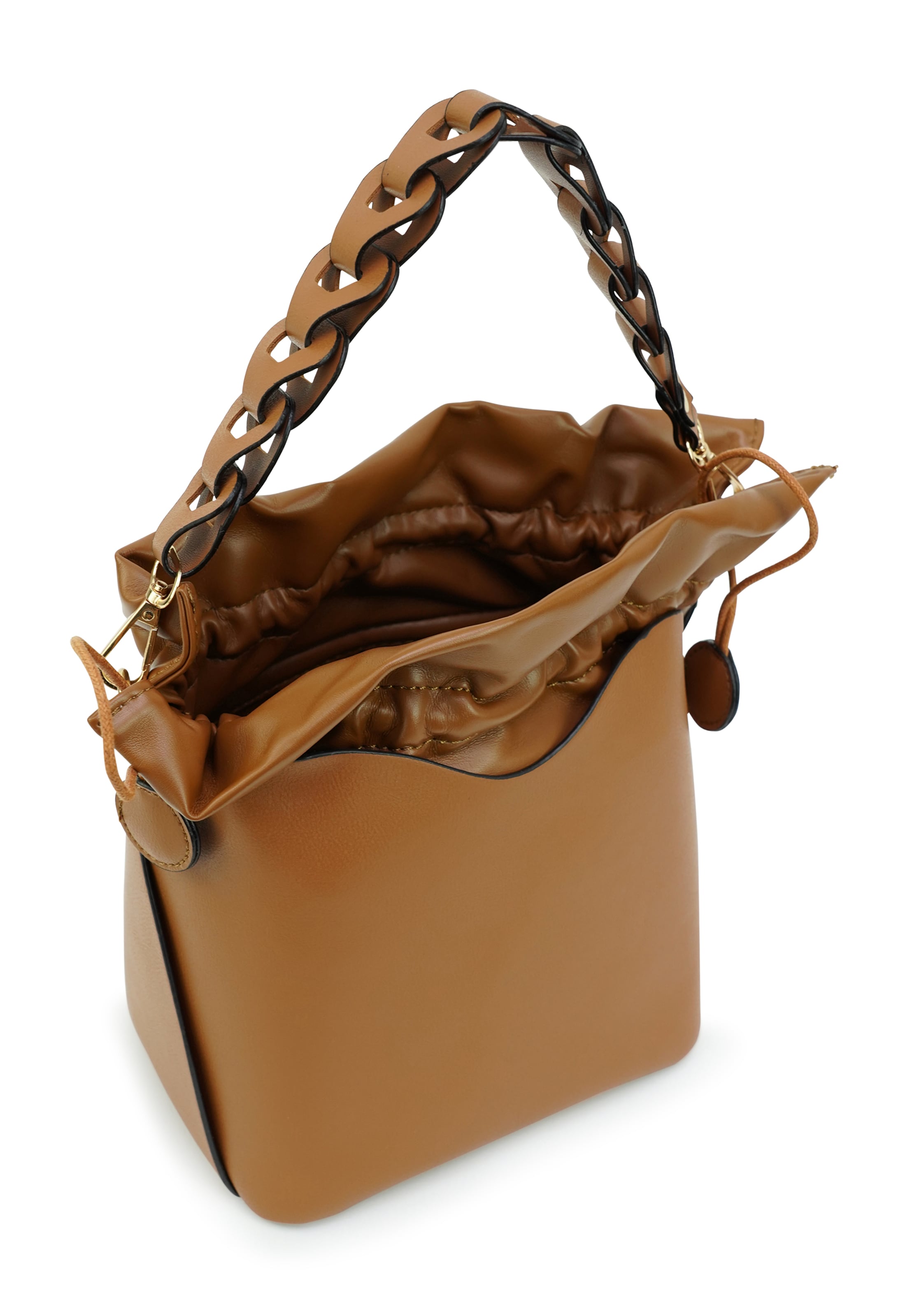 HARPA Handbag 'ALEYA' in Brown