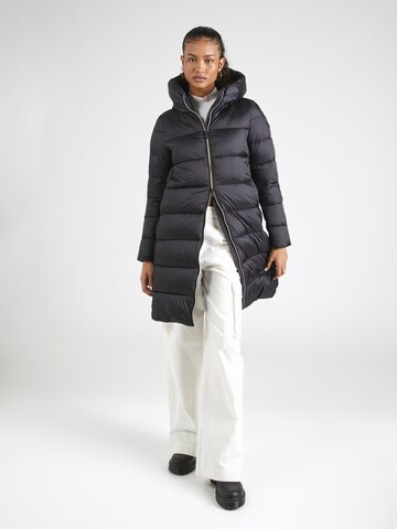 Manteau d’hiver 'LYSA' SAVE THE DUCK en noir : devant