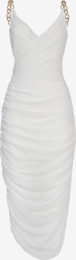 Rochie de cocktail Influencer pe alb, Vizualizare produs