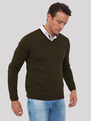 Sir Raymond Tailor Sweater 'Los Angeles' in Green