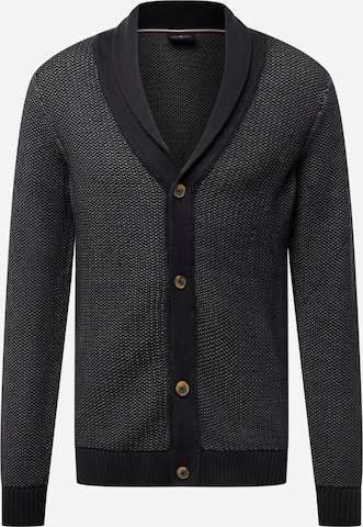 Lindbergh Knit Cardigan in Black: front