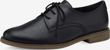 Chaussure à lacets Tamaris en noir : devant