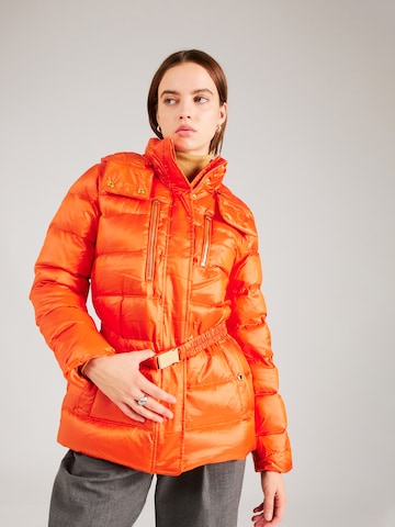 Lauren Ralph Lauren Φθινοπωρινό και ανοιξιάτικο μπουφάν σε πορτοκαλί: μπροστά