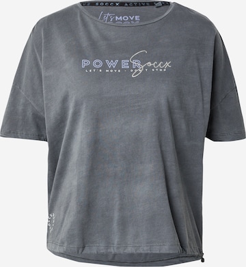 Soccx T-Shirt in Grau: predná strana