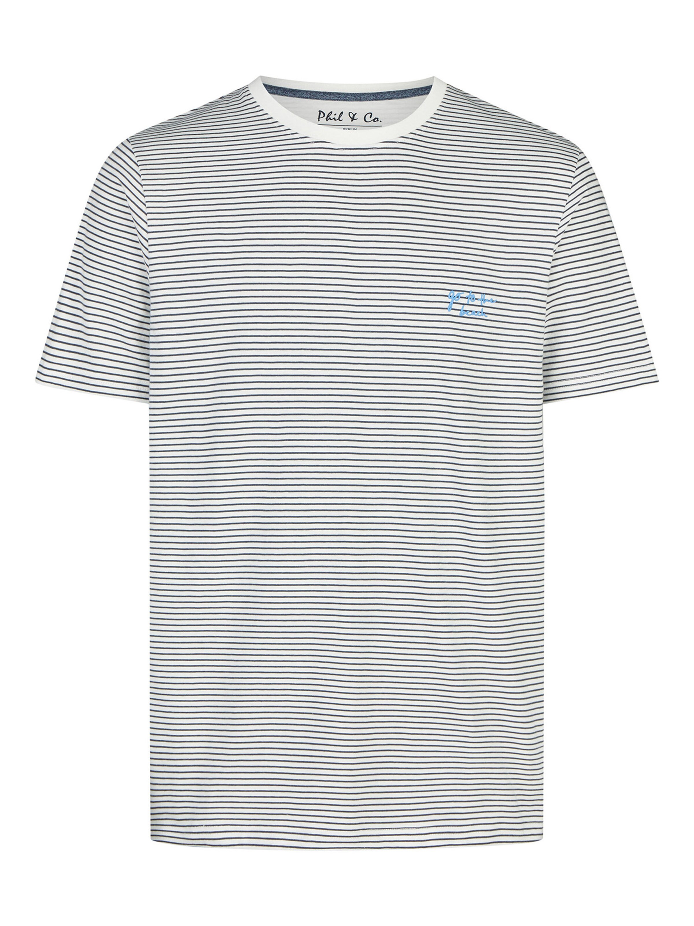 Phil & Co. Berlin Pajama short ' Classics ' in Blue