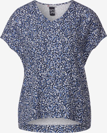 STREET ONE Shirt in Blauw: voorkant