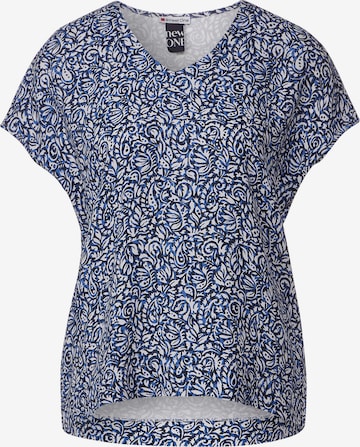 STREET ONE Shirt in Blauw: voorkant