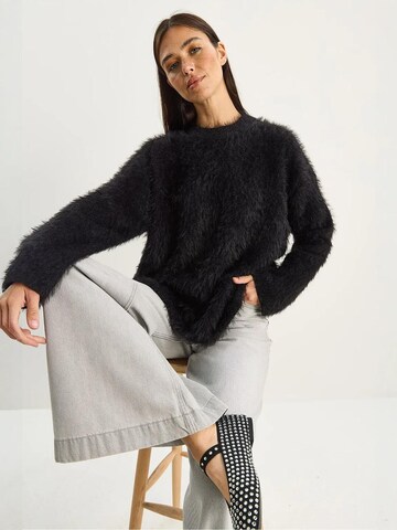 Bianco Lucci Pullover in Schwarz