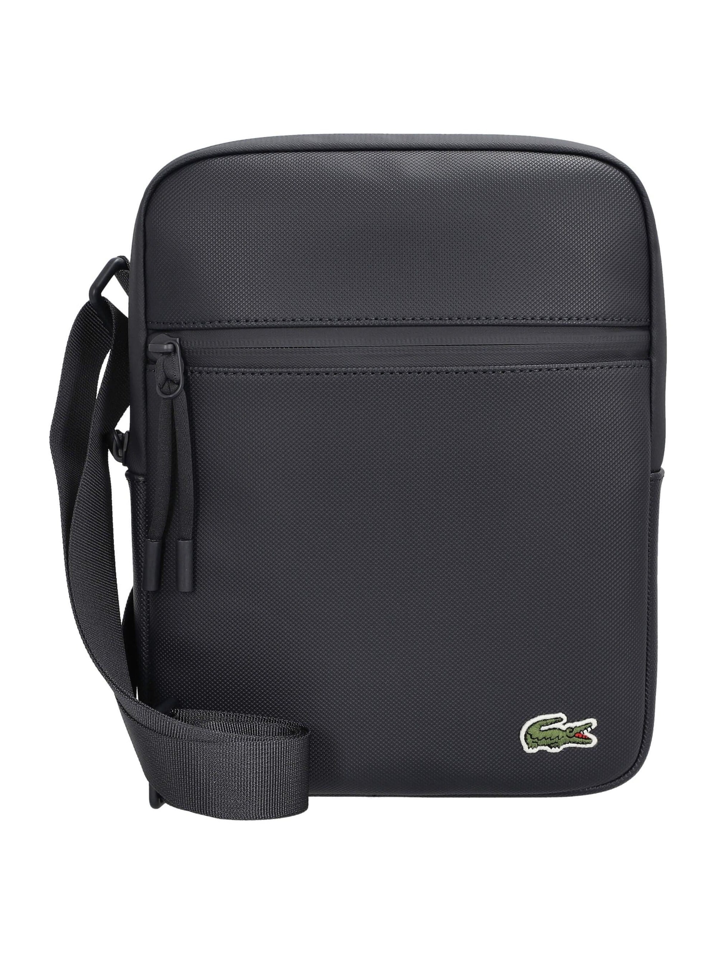 LACOSTE Crossbody Bag 'LCST' in Blue: front