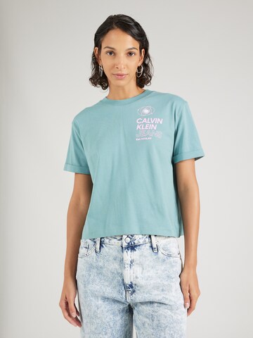 Maglietta di Calvin Klein Jeans in blu: frontale