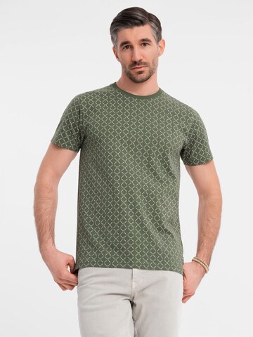 Ombre Shirt in Green: front