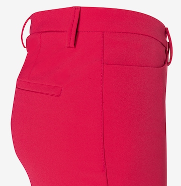 MAC Flared Pleated Pants 'Aida Kick' in Red