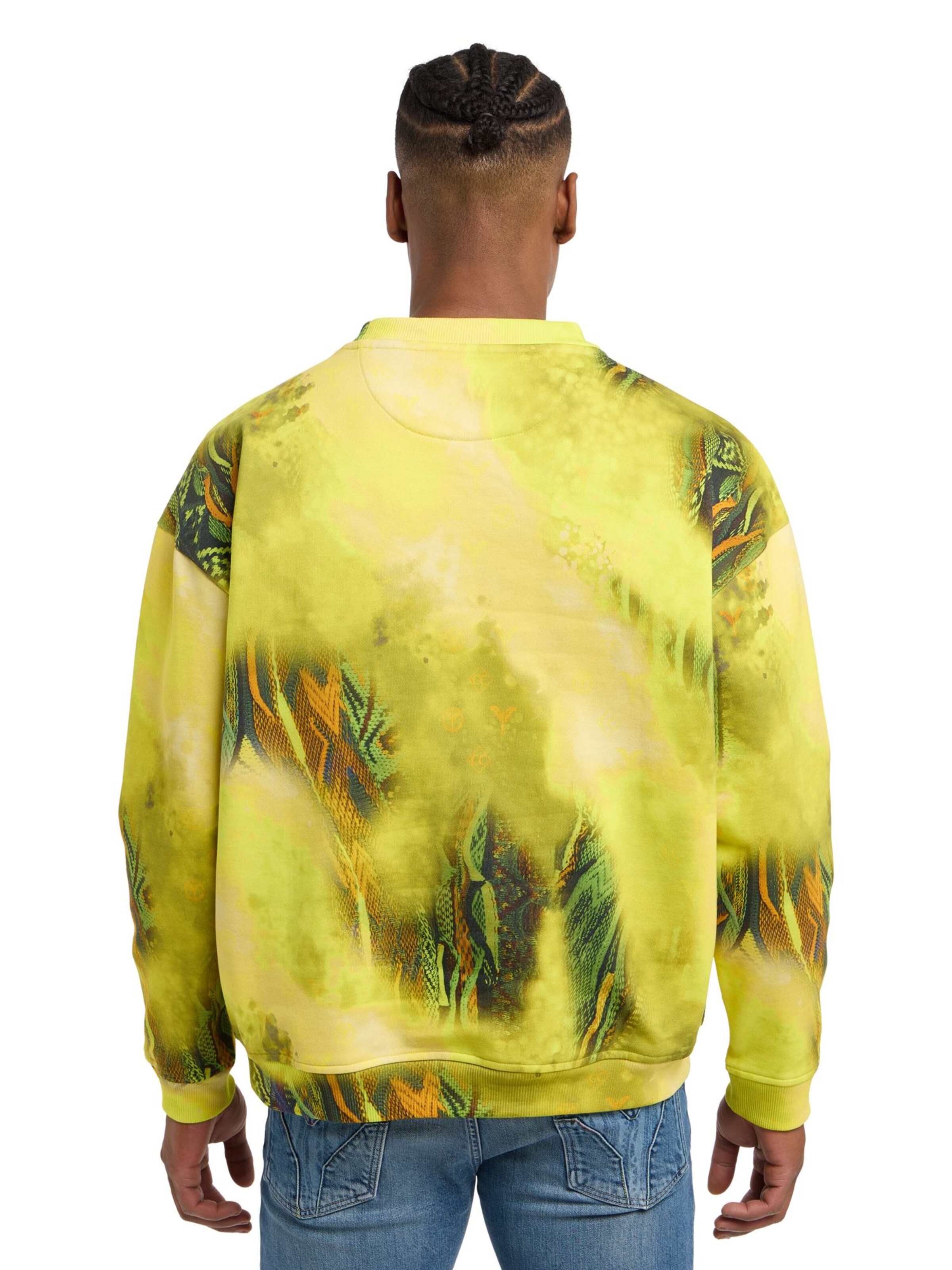 Carlo Colucci Sweatshirt 'Diop' in Geel